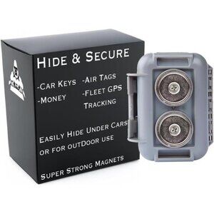 Hide a Key Outside with our Grey Magnetic Box, Our Waterproof Air-Tight